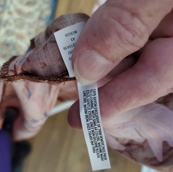 Soma dress built-in bra with removable pads size L with 3 tiered skirt. NWO tag - Picture 6 of 7